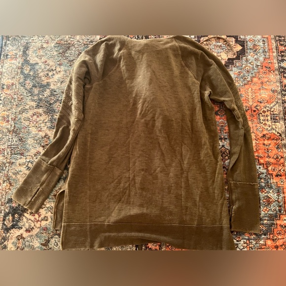 Free people movement green hoodie size small soft - Picture 3 of 3